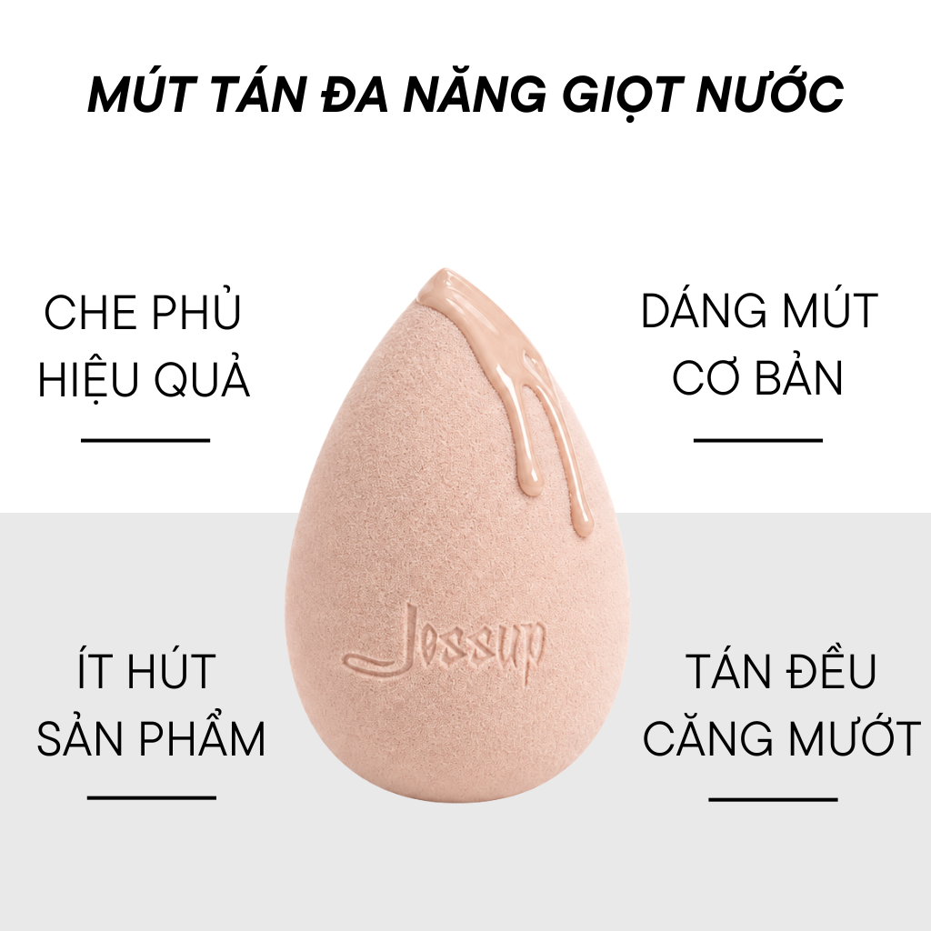 Mút Trang Điểm JESSUP Miracle Complexion Sponge Size M J08